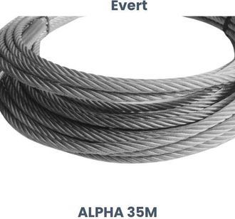 OEM Repuesto Evert: Cable De Polipasto De Acero Evert Alpha 35m