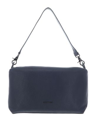 Mandarina Duck Mellow Leather Shoulder Bag Blue Dark Blue