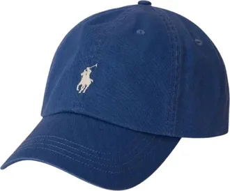 Polo Ralph Lauren Caps, male, Blue, Size: ONE SIZE Baseball Cap with Logo