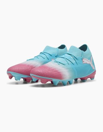 Puma Mens 8 Match Firm Ground Football Boots - Blue/Multi - Size: 11.5