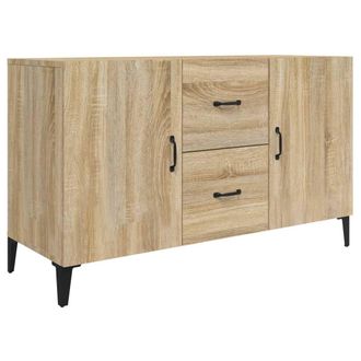 Berkfield Home Sideboard Sonoma Oak 100x36x60 cm Engineered Wood in Brown | Size: 100 x 36 x 60 cm