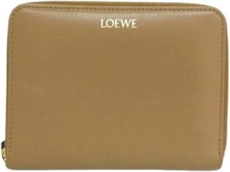 Loewe Pre-owned Wallets, female, Brown, Size: ONE SIZE Pre-owned Leather Wallet