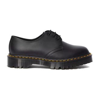 Dr. Martens Gladde Formele Zakelijke Schoenen - Heren - Veterschoenen - Zwart - 37 EU - Leer - Schoenen
