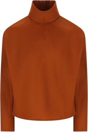 Saint Laurent Sweaters Bruin - Dames - Coltruien - Bruin - XS - Truien & Vesten