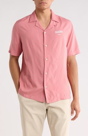 AllSaints Burman Camp Shirt in Amara Pink at Nordstrom Rack, Size Xx-Large