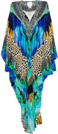 Camilla Abito con stampa grafica - Blu