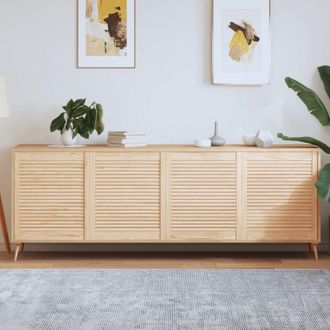 vidaXL Ante con Design a Lamelle 4 pz 69x59,4 cm in Legno di Pino - Vidaxl