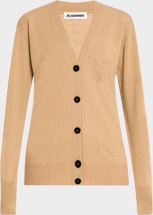 Jil Sander V-Neck Cashmere Cardigan