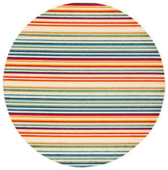 Safavieh Alfombra polipropileno marfil/verde 160 x 160 cm