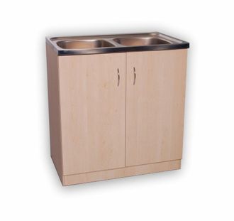 OEM Mueble Fregadero Single 80x60, Roble Sonoma