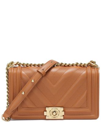 Tiffany & Fred Quilted Leather Messenger Bag
