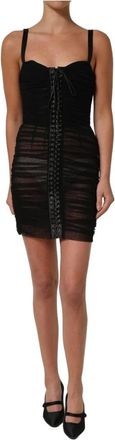 Dolce & Gabbana Bodycon Mini Dress - female - Dolce & Gabbana - Short Dresses - Black - XS - Dresses
