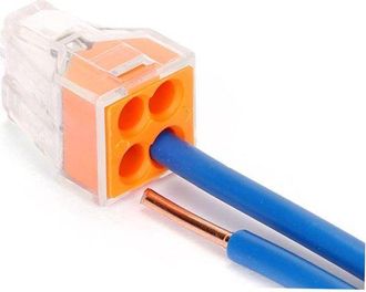 No Brand Abrazadera De Empalme - Abrazadera De Conexi&oacute;n - Juego De 10 Abrazaderas De Conexi&oacute;n R&aacute;pida Para Cables, 4 Puertos, Abrazaderas Para Cables De Constru