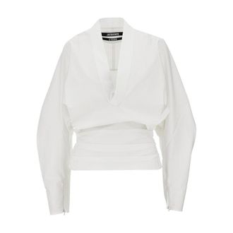 Jacquemus Colombe poplin shirt Woman 38