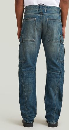 G-Star Contor Regular Cargojeans - Donkerblauw - Heren