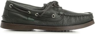 Paraboot Flats - Heren - Bootschoenen - Groen - 44 EU - Leer - Schoenen
