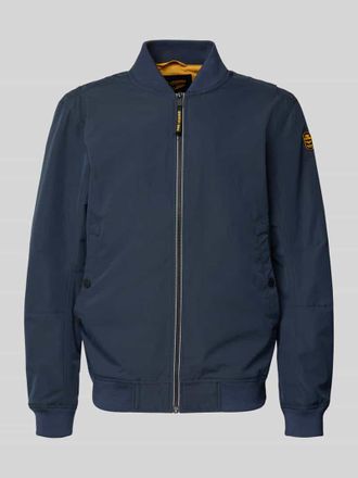 PME Legend Bomberjacke mit Rei&szlig;verschluss und Eingrifftaschen in Marine, Gr&ouml;&szlig;e M