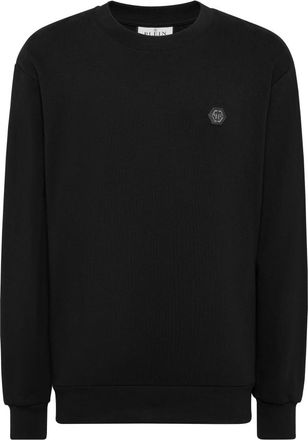 Philipp Plein Heren, Sweatshirts & Hoodies, Zwart, Maat: M Katoen