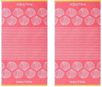 Nautica Shell Border Beach Towel Set
