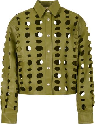 Marni Camicia con dettaglio cut-out - Verde