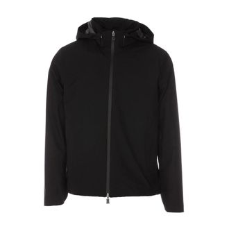 Herno Capuchonjack met rits - Heren - Zomerjassen - Zwart - M - Polyester - Jassen