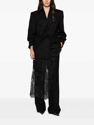 Zimmermann Wool Double-Breasted Blazer - Black