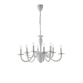 Netlighting ARMSTRONG 10 Light Chandeliers White 14cm