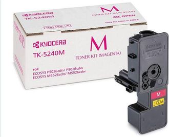 OEM Cartucho De T&oacute;ner Magenta Original Kyocera Tk-5240m, 1 Unidad. 783r2aa, 0t2r7bnl