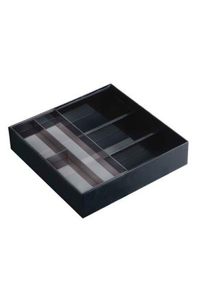 Yamazaki Tableware Expandable Cutlery Organizer in Black at Nordstrom