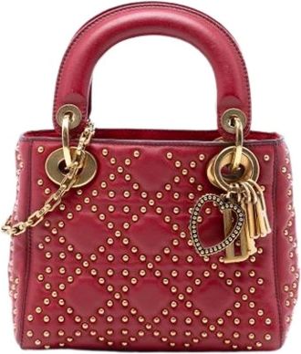 Dior Pre-owned Lady Satchel - - Pre-owned - Donna - Rosso - ONE SIZE