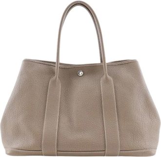 Herm&egrave;s Pre-owned Garden Party 36 Negonda Tote Bag - Dames - Vintage Shopper - Bruin - ONE Size - Leer - Vintage