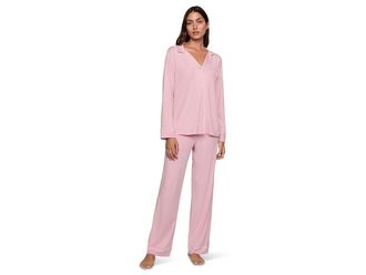 Eberjey Gisele - PJ Set Womens Pajama Sets Pink Nectar/Ivory : 2XL