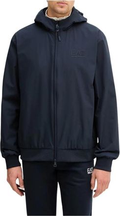 Emporio Armani Bomberjack - Heren - Zomerjassen - Blauw - XL - Jassen