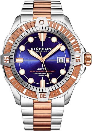 Stührling Aquadiver Automatic Blue Dial Mens Watch M16747