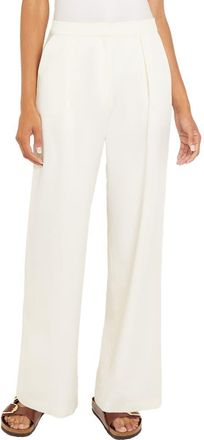 Misook Wide Leg Twill Pants in White at Nordstrom Rack, Size Xx-Small