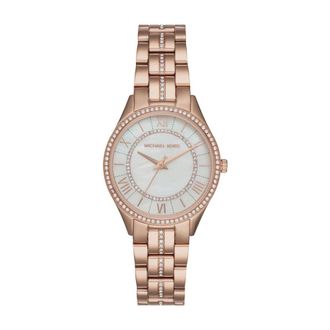 Michael Kors Lauryn Rosegold Armbandhorloge - Dames - Horloges - Roze - ONE Size - Accessoires