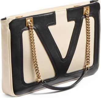 Valentino Garavani Borse Neutro, Nero-Donna