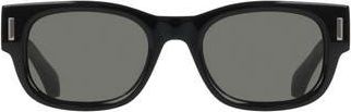 Ferragamo 51mm Modified Rectangular Sunglasses in Black at Nordstrom Rack
