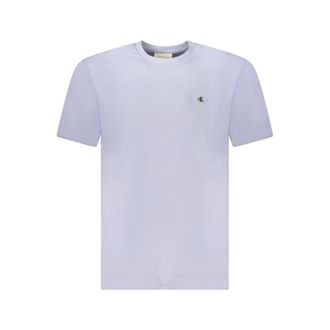 Calvin Klein Azzurro Katoenen T-shirt voor Mannen