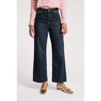 Frances Valentine Ace Jean Solid Stretch Denim in Navy at Nordstrom, Size 0