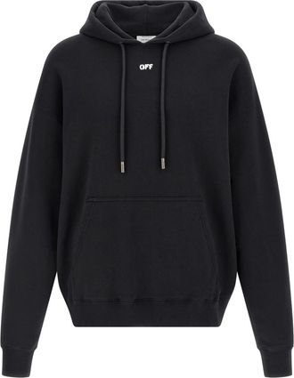 Off-white Black Paint Arrow Skate Hoodie