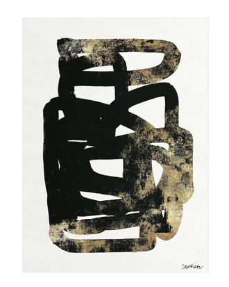 Empire Art Direct Sleek Shapes I Washable Abstract Art Area Rug