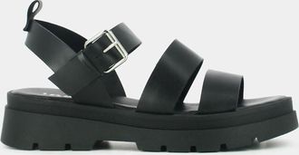 Jonak Sandalen in leer Priame, chunky zool