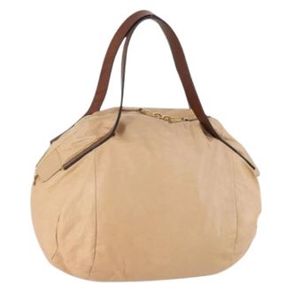 Celine Pre-owned Handbags, female, Beige, Size: ONE SIZE Pre-owned Vintage Hand Bag