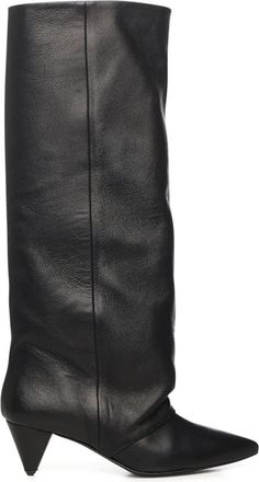 Alchimia Aliananero - Dames - Laarzen met Hak - Zwart - 36 EU - Leer - Schoenen