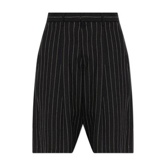 R13 Long Shorts, female, Black, Size: W26 Pinstripe Pattern Shorts
