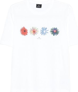 Paul Smith Biologisch katoen bedrukt T-shirt
