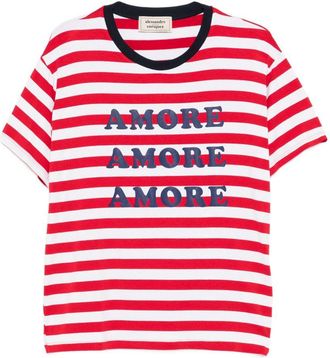 Alessandro Enriquez Gestreiftes T-Shirt