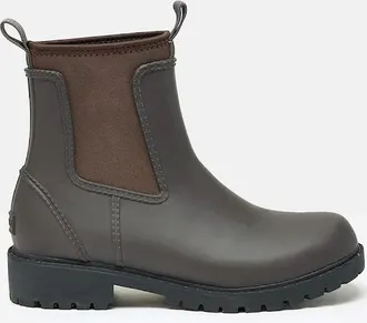 Joules Womens Joules OAKFIELD Womens Wellingtons Choc - Brown - Size: 4
