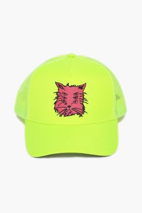 The Celect Cat Head Trucker Cap in Yellow at Nordstrom